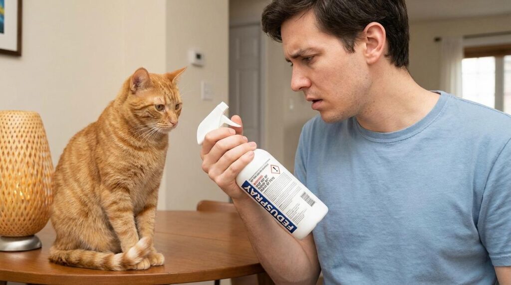 is feduspray safe for cat