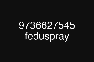 9736627545 feduspray